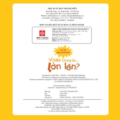 Sách Có Thể Bạn Chưa Biết Vì Sao Chúng Ta - Vì Sao Chúng Ta Lớn Lên