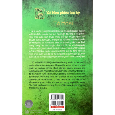 Dế Mèn Phiêu Lưu Ký - Diary Of A Cricket (Song Ngữ Việt - Anh)