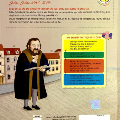 Những Bộ Óc Vĩ Đại - Người Tìm Ra Bí Mật Bầu Trời Galileo Galilei (Tái Bản 2023)
