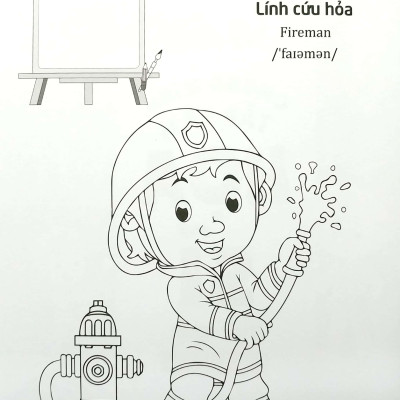 Tô Màu Chúng Mình Tập Làm Họa Sĩ - 3-6 Tuổi - Nghề Nghiệp