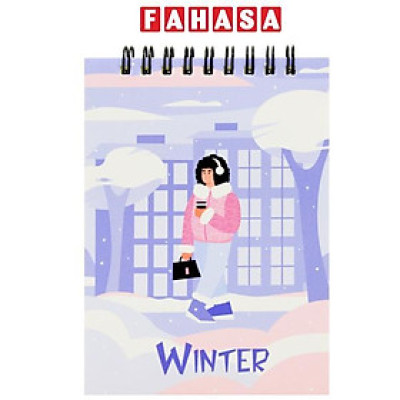 Sổ Lò Xo Note 4 Mùa A6 - Kẻ Ngang - 160 Trang 80gsm - The Sun - Winter