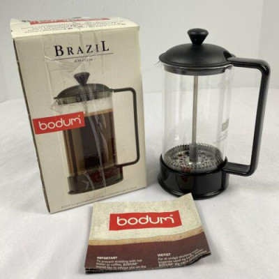 Bình pha trà, cà phê kiểu Pháp Bodum Brazil 1543-01, dung tích 350ml, sản xuất Bồ Đào Nha