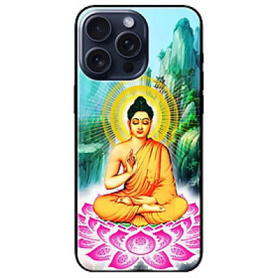 Ốp lưng dành cho Iphone 15 - Iphone 15 Plus - Iphone 15 Pro - Iphone 15 Pro Max - Phật Ngồi Sen - Hàng Chính Hãng