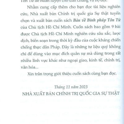 Bàn Về Binh Pháp Tôn Tử 