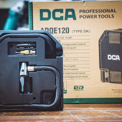 MÁY BƠM HƠI DÙNG PIN 12V (KHÔNG KÈM SẠC, PIN) DCA ADQE120Z - HÀNG CHÍNH HÃNG