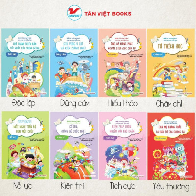 Sách - Nhật Kí Trưởng Thành Cho Học Sinh Tiểu Học - Combo 8 Cuốn - Vương Ngọc Yến - Tân Việt Books