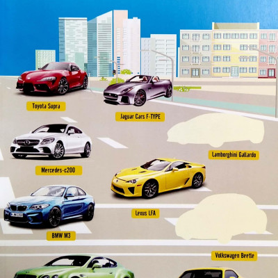 Bách Khoa Toàn Thư Về Các Loại Ô Tô 1000 Sticker - 1000 Miếng Dán Hình Thông Minh - Siêu Xe