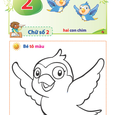 Vở Tập Tô Chữ Số (Dành Cho Bé Từ 5 - 6 Tuổi) (Tái Bản)