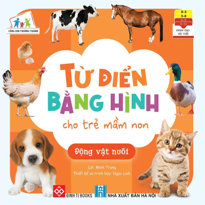 Sách - Từ Điển Bằng Hình Cho Trẻ Mầm Non - Dành Cho Trẻ 0 - 6 Tuổi - Chọn Lẻ 6 Chủ Đề - Đinh Tị Books