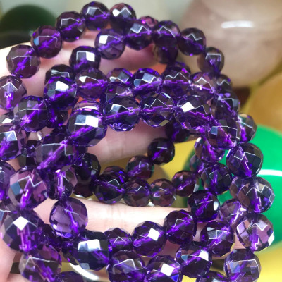 Ố Ồ VÒNG THẠCH ANH TÍM NỮ ĐÁ THIÊN NHIÊN GIÁC SIZE 10MM ĐẸP QUÁ NỮ MẠNG HỎA MẠNG THỔ NHÉ 