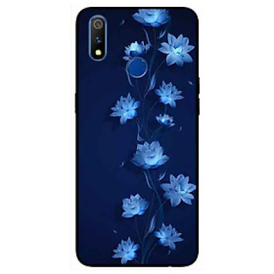Ốp lưng in cho Realme 3 Pro Mẫu Sen Xanh