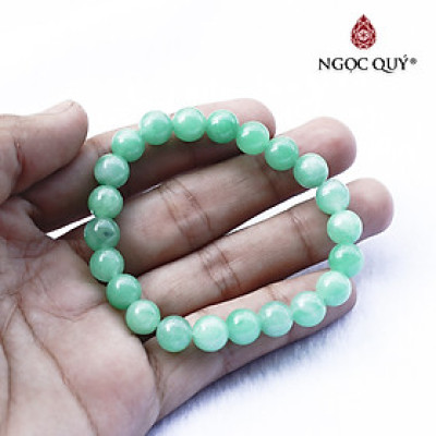 Vòng cẩm thạch xanh lý mệnh mộc hỏa - Ngọc Qúy Gemstones