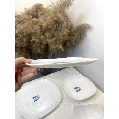 Đĩa(dĩa) thủy tinh Lotusia 23cm N3620, thủy tinh cường lực không chứa chì, dùng cho lò vi sóng và máy rửa bát