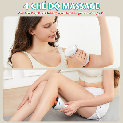 Máy massage toàn thân cầm tay Puli PL-671DC - Massage bụng, và thư giãn toàn thân