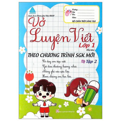 Sách - Vở Luyện Viết Lớp 1 - Tập 2 (Chân Trời) (Tái Bản 2025)