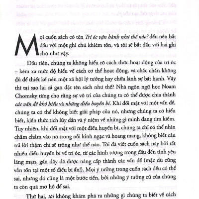 How The Mind Works: Trí Óc Vận Hành Như Thế Nào