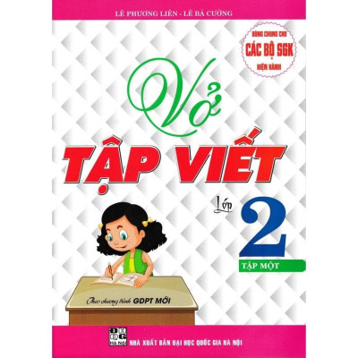Sách-VỞ TẬP VIẾT LỚP 2 - TẬP 1 (THEO CHƯƠNG TRÌNH GIÁO DỤC PHỔ THÔNG MỚI) (HA-MK)