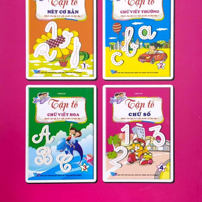 Tập Tô Chữ Số - Quyển 4 (Dành Cho Bé 5-6 Tuổi Chuẩn Bị Vào Lớp 1)
