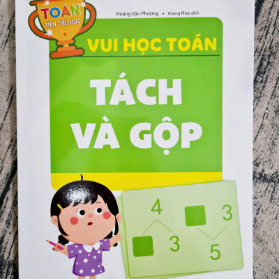 Bộ 3 cuốn Sách TOÁN TIỀN TIỂU HỌC - VUI HỌC TOÁN (Vizibook)