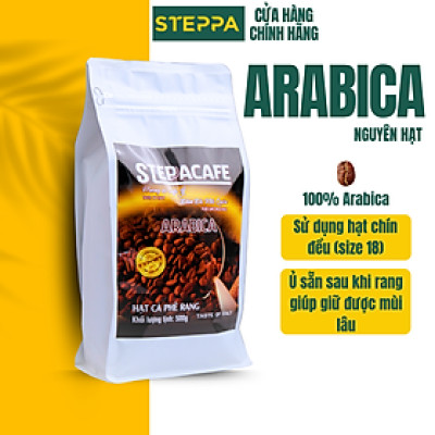 STEPPACAFE-Cà Phê Hạt Rang 100% ARABICA (Túi 500g)