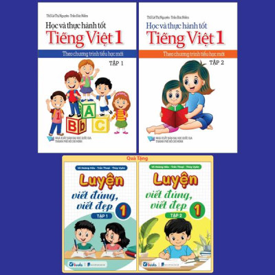 Sách - Bộ Sách Học Và Thực Hành Tốt Tiếng Việt 1 - Theo Chương Trình Tiểu Học Mới - Tập 1 + Tập 2 (Bộ 2 Tập) - Tặng Kèm Sách Luyện Viết Đúng, Viết Đẹp 1 - Tập 1 + Tập 2
