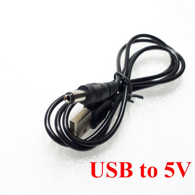 Cáp Sạc Loa Phóng Thanh Và Các Thiết Bị Điện Tử Usb Ra Jack Đầu Tròn Lớn 5.5Mm Dài 1M