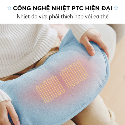 Máy Massage Cổ Vai Gáy, Máy Đấm Lưng Bear AMQ-A01X1 Gồm 4 Kỹ Thuật Đấm Lưng Gồm 16 Cường Độ Massage Như Người Thật - Hàng Chính Hãng