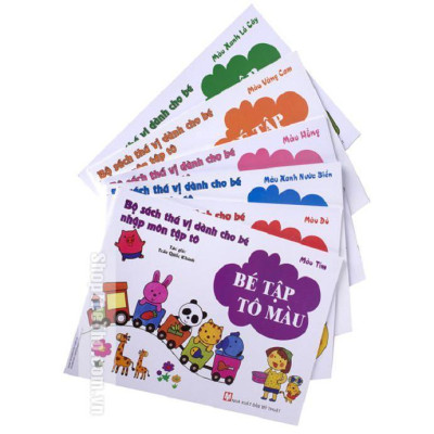Sách - Bé Tập Tô Màu - Vàng Cam - Tân Việt Books