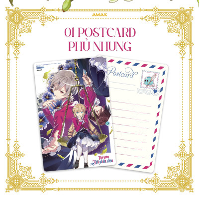 Sách - [Manga] Tôi Yêu Nữ Phản Diện - Tập 5 - Tặng Kèm Bookmark Phủ Nhung + Postcard Phủ Nhung + Pop-Up Card