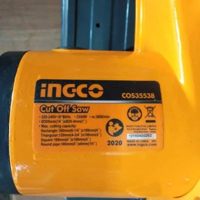 MÁY CẮT SẮT 2350W 355MM INGCO COS35538 - HÀNG CHÍNH HÃNG