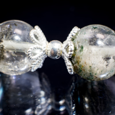 Vòng phong thủy Thạch anh ưu linh cảnh (Scenned Quartz) tự nhiên BlackMount #VT030