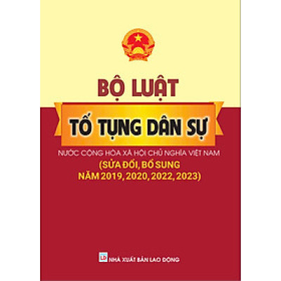 Sách - Bộ Luật Tố Tụng Dân Sự - Sửa đổi bổ sung năm 2019, 2020, 2022, 2023 - ndbooks
