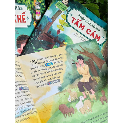 Sách - Truyện Cổ Tích Việt Nam - Song Ngữ Việt - Anh - Combo 5 Cuốn - Đinh Tị Books