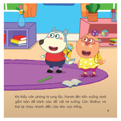 Kỹ Năng Sống - Cùng Wolfoo Rèn Kỹ Năng An Toàn - Khi Đi Xảy Ra Động Đất - Bản Quyền