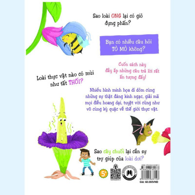 Sách - Những Câu Hỏi Tò Mò Và Giải Đáp Thú Vị Về Thực Vật - Huy Hoàng