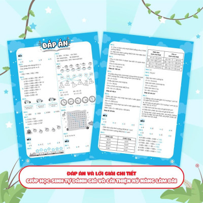 Sách - Bộ Đề Ôn Luyện Và Kiểm Tra Toán Và Tiếng Việt Lớp 3 - Combo 4 Cuốn - Megabook