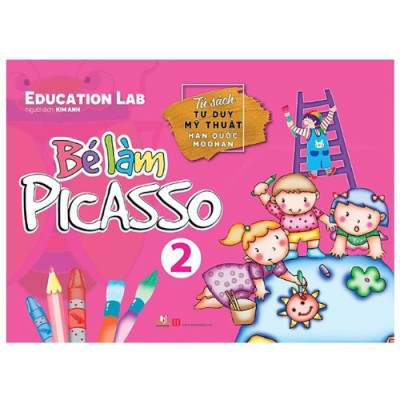 Bé Làm Picasso Bộ 6 Cuốn - Bộ Màu Vẽ Hộp Gỗ Cao Cấp M82 - Vanlangbooks x Colormate