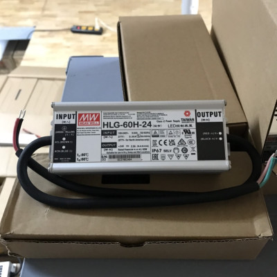 Nguồn LED Driver HLG-60H-24 Meanwell (60W 24V 2.5A), Hàng chính hãng