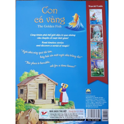 Sách - Truyện Song Ngữ Anh Việt - Con Cá Vàng - Tân Việt Books