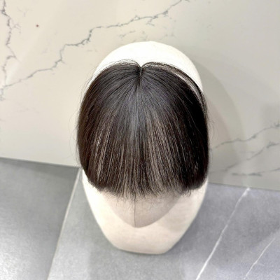 Mái Pháp tóc thậ.t nữ (không có tóc phía sau)- Tóc Giả Vân Anh