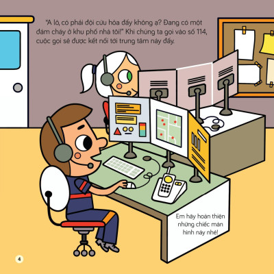 Tô Màu Khám Phá Thế Giới - Những Người Lính Cứu Hỏa