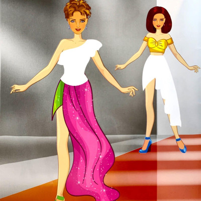 Sticker Fashion - Dán Hình Thời Trang - Tập 1