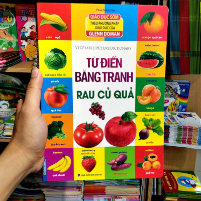 Từ Điển Bằng Tranh - Rau Củ Quả (Tái Bản 2023)