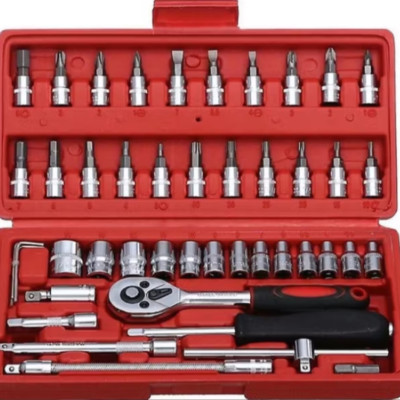 TRỌN BỘ DỤNG CỤ ĐỒ NGHỀ SỮA CHỮA 46 MÓN ĐA CHỨC NĂNG HÀNG LOẠI TỐT 