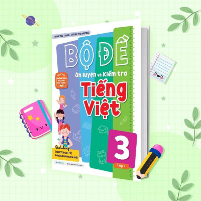 Sách - Bộ Đề Ôn Luyện Và Kiểm Tra Toán Và Tiếng Việt Lớp 3 - Combo 4 Cuốn - Megabook
