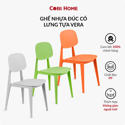 Ghế nhựa đúc Vera nhập khẩu
