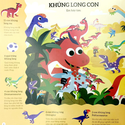 Tìm Kiếm Thông Minh Phát Triển Khả Năng Tập Trung - Thế Giới Khủng Long (Tái Bản 2022)