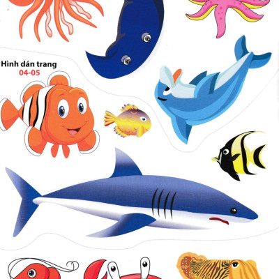 Sticker Dán Hình Thông Minh - Đại Dương Huyền Bí _VT