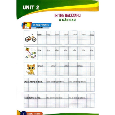 Luyện Viết Để Nhớ Từ Vựng Tiếng Anh Lớp 2 (Bám Sát SGK Global Success 2) (HA)