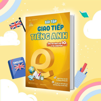 Sách - Bài Tập Tiếng Anh Ôn Thi Vào Lớp 10 Và 10 Chuyên - Đọc Hiểu, Phát Âm Trọng Âm, Giao Tiếp, Từ Loại - Combo 4 Cuốn - Megabook